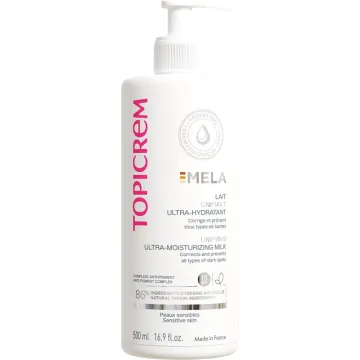 Topicrem MELA Lait Unifiant Ultra-Hydratant 500ml