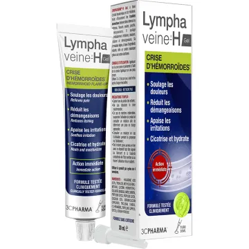 Lymphaveine-H Hemorrhoidal Crisis Gel 3C Pharma 30ml