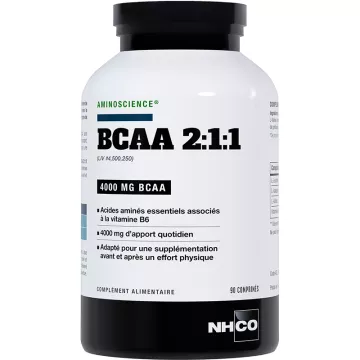 NHCO Aminoscience BCAA 2:1:1 4000 mg 90 comprimidos