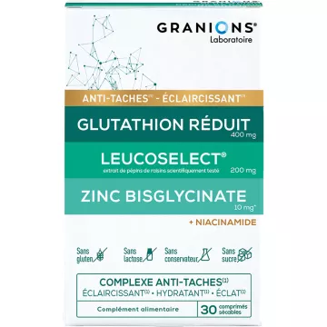 Granions Complejo Antimanchas Aclarante, Hidratante, Luminosidad 30 comprimidos