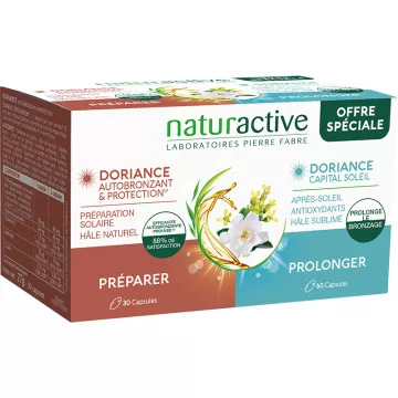 Naturactive Doriance Autoabbronzante & Protettivo 30 Capsule + Capital Soleil 60 Capsule