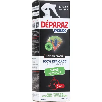 Déparaz Poux Lozione Flash Pidocchi e Lendini 150ml
