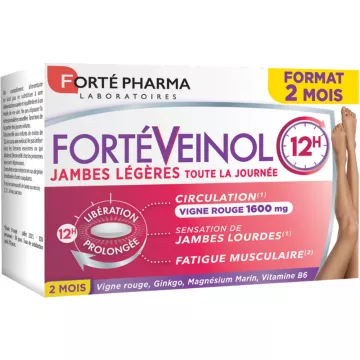 Forté Pharma FortéVeinol 12 Stunden 60 Tabletten