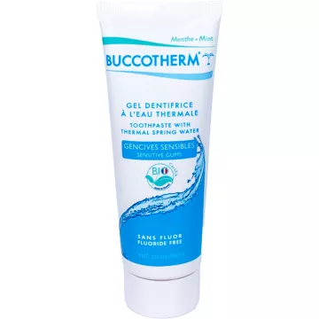Buccotherm Zahngel Zahnpasta Empfindliches Zahnfleisch Bio Fluorfrei 75 ml