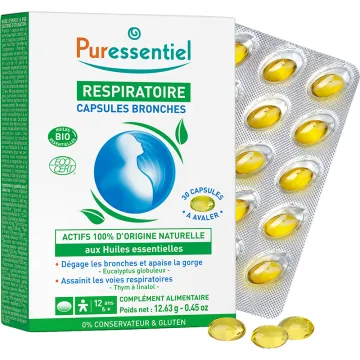 Puressentiel Atmungsaktiv Kapseln Bronchien Bio