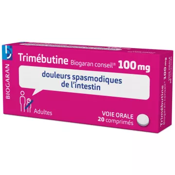 Trimebutine 100 mg Biogaran Conseil 20 tablets