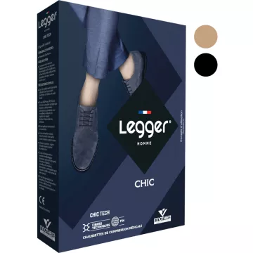 Men's Class 2 Legger Chic Tech Compression Stockings