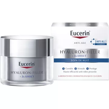 Eucerin Hyaluron-Filler +3X Effect Peeling & Serum Nacht 30 ml*.