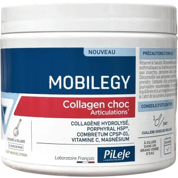 PiLeJe Mobilegy Collagen Choc poudre menthe citron 154 g