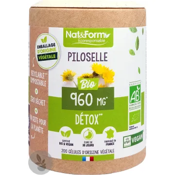 Nat & Form Piloselle Bio 200 Vegetarische Kapseln Eco 