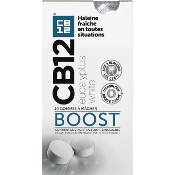 CB12 Boost White Eucalyptus 10 Kaugummis