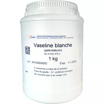 Weiße Vaseline Cooper 1 kg