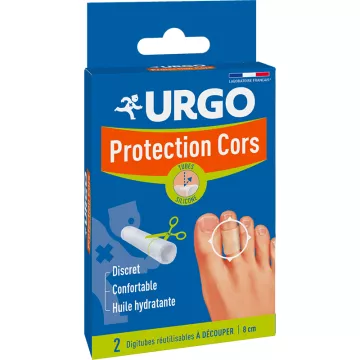 Urgo Protection Cor Digitubes zum Ausschneiden 2 x 8 cm