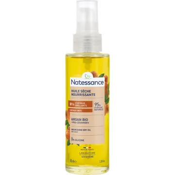 Natessance Olio secco nutriente all'argan biologico 100ml