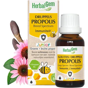 Herbalgem Organic Propolis Drops for Kids' Immunity, 15 ml