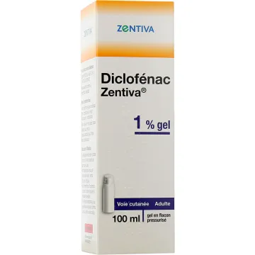 Diclofenac 1% Zentiva 100ml - Entzündungshemmend und schmerzstillend