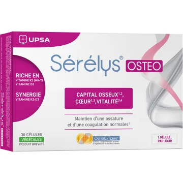 Sérélys Osteo Knochenkapital 30 vegetarische Kapseln