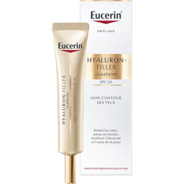Eucerin Hyaluron Filler + Elasticity Eye Contour spf 20 15 мл