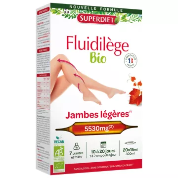 Superdiet Organic Fluidilège 20 Fiale