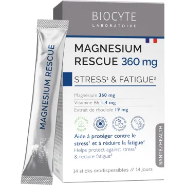 Biocyte Magnesium Rescue 360mg Powder 14 Sticks 