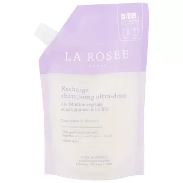 La Rosée Shampooing Ultra Doux Graine Lin 400 ml Recharge