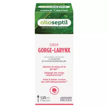 Olioseptil Jarabe para la Garganta - Laringe - complejo de aceites esenciales 125 ml