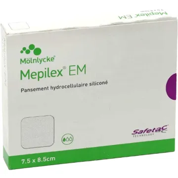 Mepilex EM Hydrocellular Extra Thin Microadherent Silicone Dressing