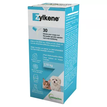 Zylkene Relaxation Cats and Small Dogs -10kg 30 capsules 