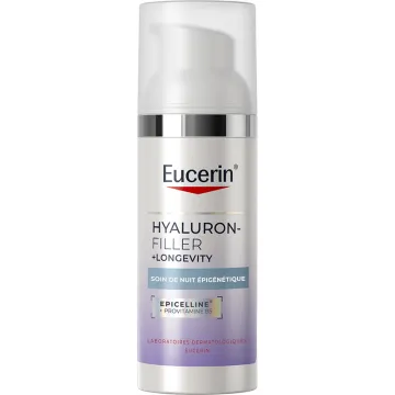 Hyaluron-Filler + Longevity soin de nuit épigénétique 50 ml Eucerin