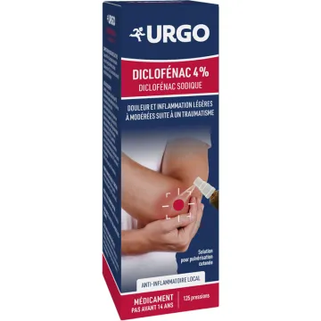 Diclofénac 4% Douleur & Inflammation Spray 25ml