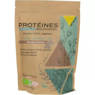 Vitall+ Organic Plant Proteins Cocoa Flavor 450 gr