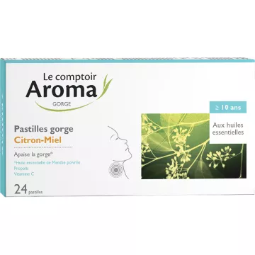 RESPIR Pastillas para la garganta miel limón