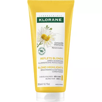 Klorane Reflets Blonds Après-Shampoing Illuminateur & Adoucissant 200 ml