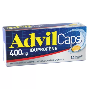 AdvilCaps 400 mg 14 capsules action rapide