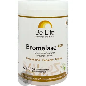 Be-Life Bromelase 400 Enzym-Komplex 60 Kapseln 