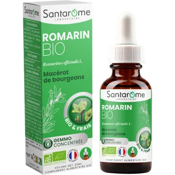 Santarome Rosemary Bud Macerate Orgânico 30 ml
