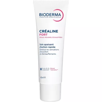 Bioderma Créaline Fort Peaux Rougies Et Échauffées 40 ml