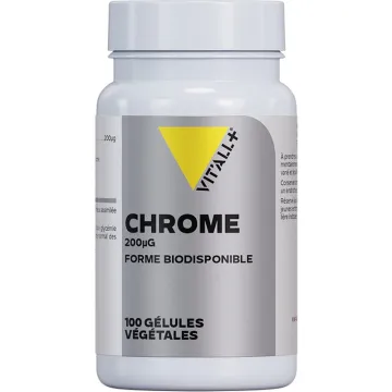 Vitall+ Cromo 200 µg, 100 cápsulas vegetales
