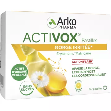 Arkopharma Activox Alivia La Garganta 24 pastillas para chupar