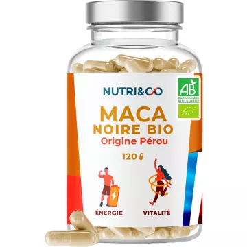 Nutri&Co Maca nera biologica 120 capsule