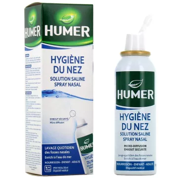 Humer Hygiène du Nez Solution Saline Adultes Enfants 100 ml