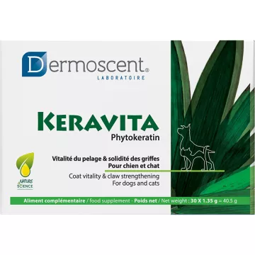 Dermoscent Keravita Phytokeratine Kat & Hond 30 tabletten