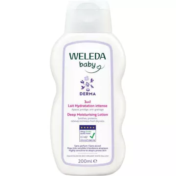 Weleda Bébé Derma Lait Hydratation Intense 3en1 200 мл