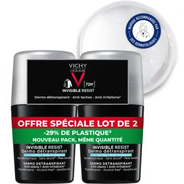 Vichy Homme Desodorante Invisible Resist 72h Roll-On 50 ml