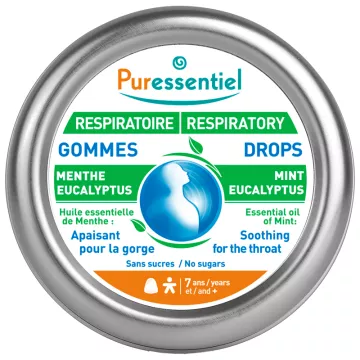 Puressentiel Respiratoire Gommes Apaisantes pour la Gorge