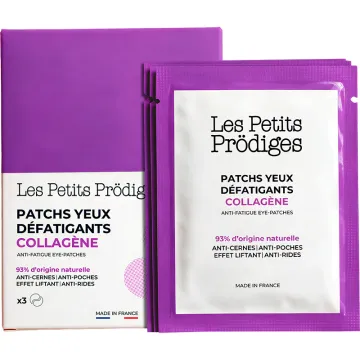Collagen Eye Patches to Relieve Fatigue, 3 Pairs, Les Petits Prödiges
