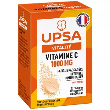 UPSA Vitamine C 1 000 mg 20 comprimés effervescents