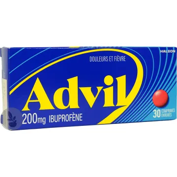 Advil 200 mg 30 tabletas