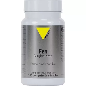 Vitall+ Iron Bisglycinate 27mg 100 comprimidos divisíveis