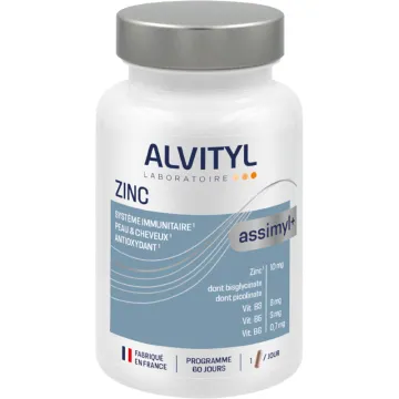 Alvityl Assimyl + Zinc 60 Gélules